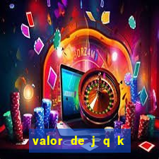 valor de j q k en blackjack